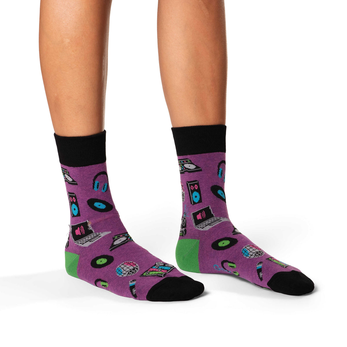 Women's DJ Turntable Rig Socks