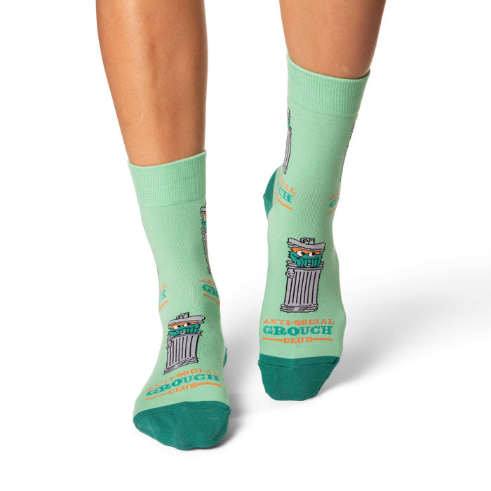 Women's Sesame Street, Oscar the Grouch, Anti-Social Socks