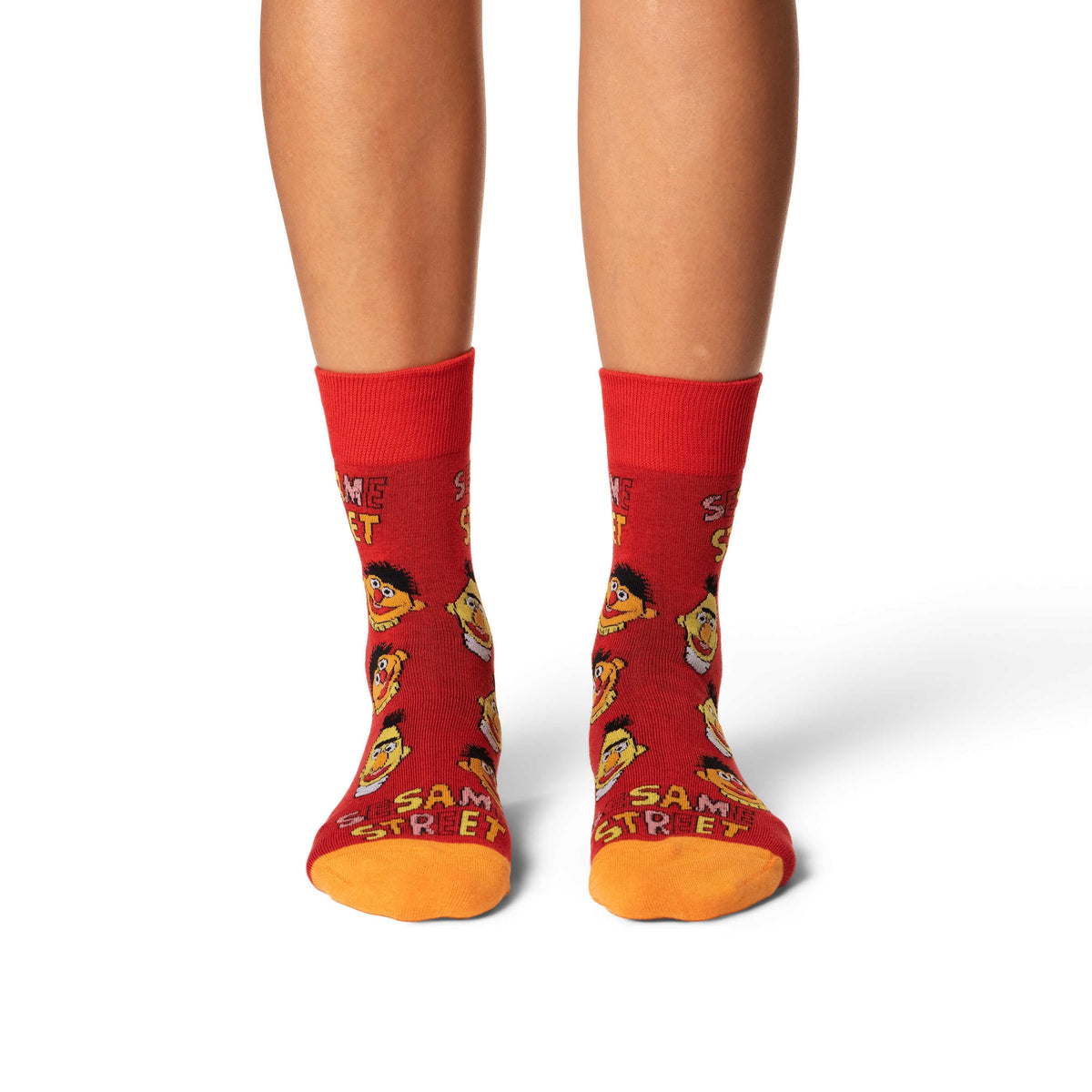 Women's Sesame Street, Bert and Ernie Faces Socks