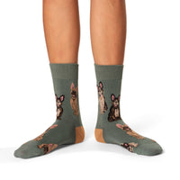 Women's Smiling French Bulldogs Socks