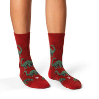 Women's Valentine's Day Dinosaurs Socks
