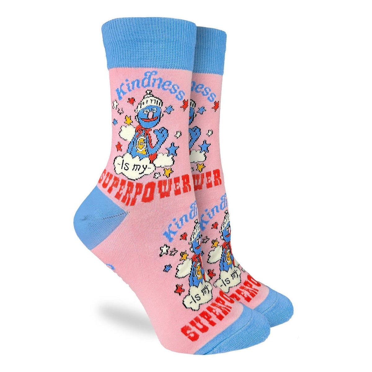 Women's Sesame Street, Grover, Kindness is my Superpower Socks