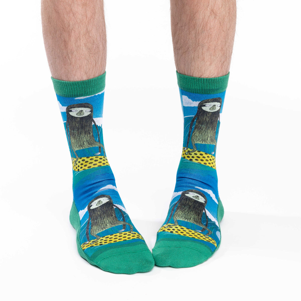 Men's Surfing Sloth Socks