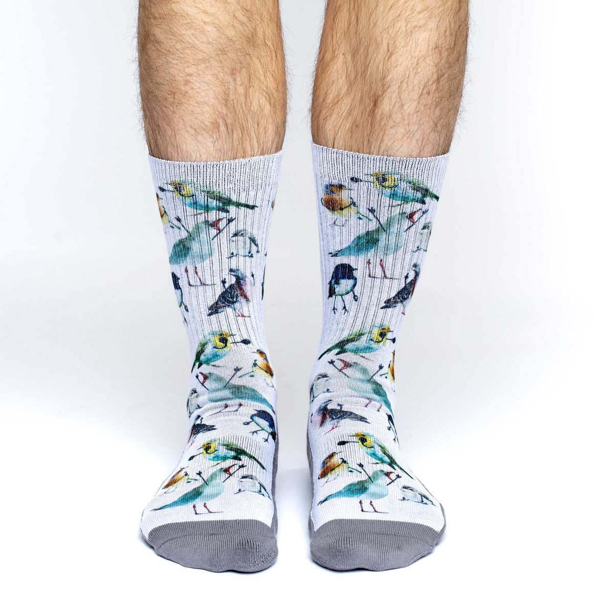 Men's Birds Flipping the Bird Socks
