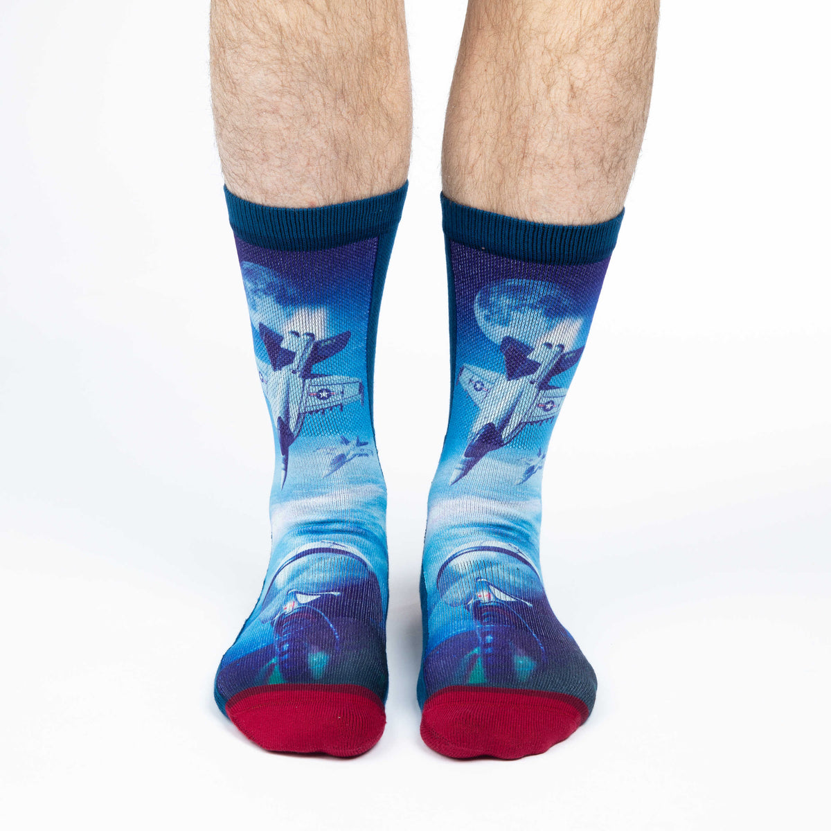 Men's F-18 Fighter Jet Socks