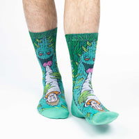 Men's Weed Smoking a Human Socks