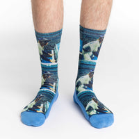Men's Elton John, Concert at Dodger Stadium Socks
