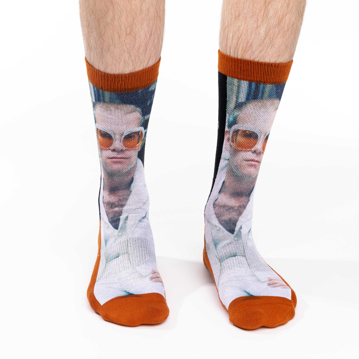 Men's Elton John, White Jacket Socks