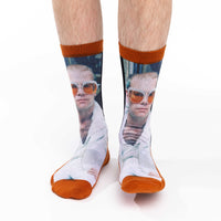 Men's Elton John, White Jacket Socks