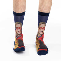 Men's Elton John, On Chair Socks