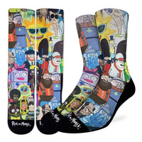 Men's Rick and Morty, Characters Socks
