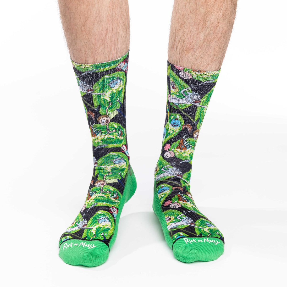 Men's Rick and Morty, Wormholes Socks