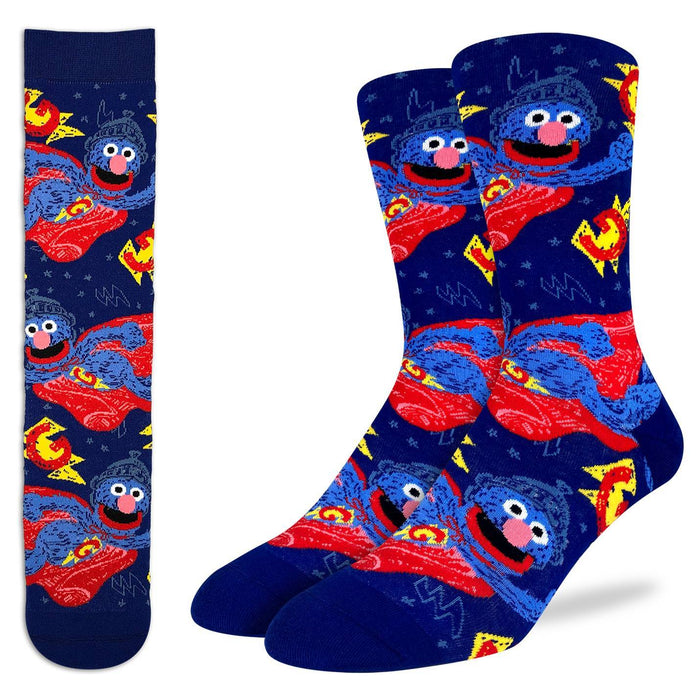 Men's Sesame Street, Super Grover Socks