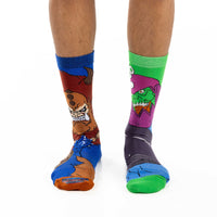 Men's Masters of the Universe, Trap Jaw & Beast Man Socks