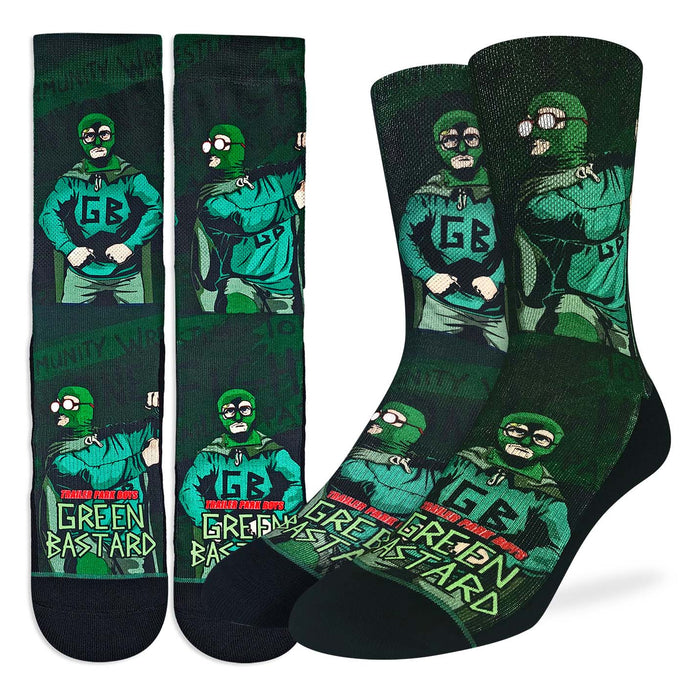 Men's Trailer Park Boys, Green Bastard Socks