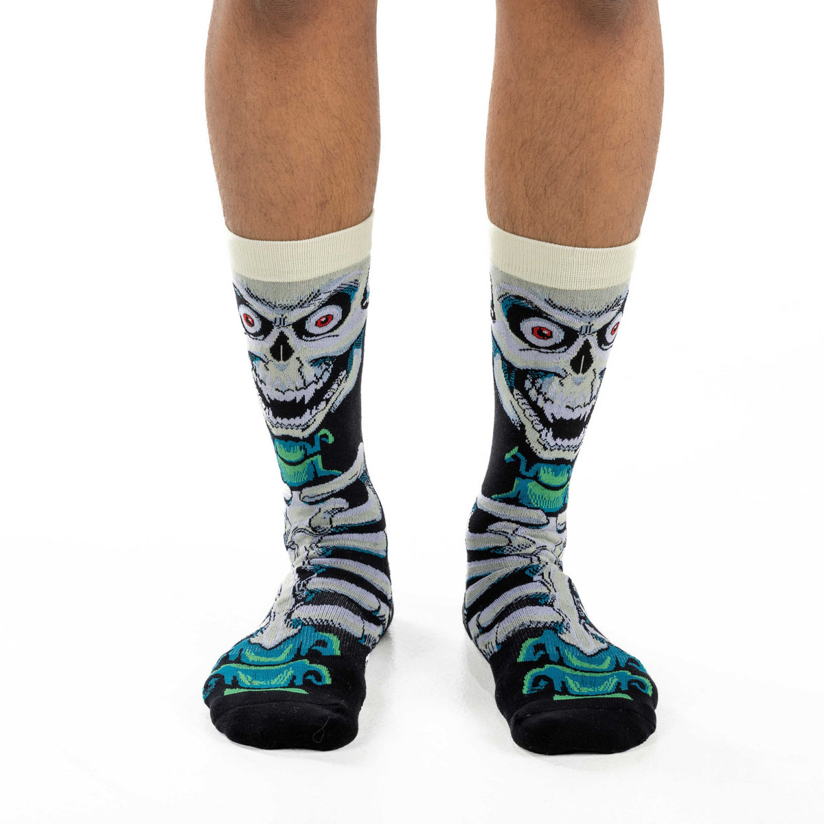 Men's Evil Skeleton Halloween Socks