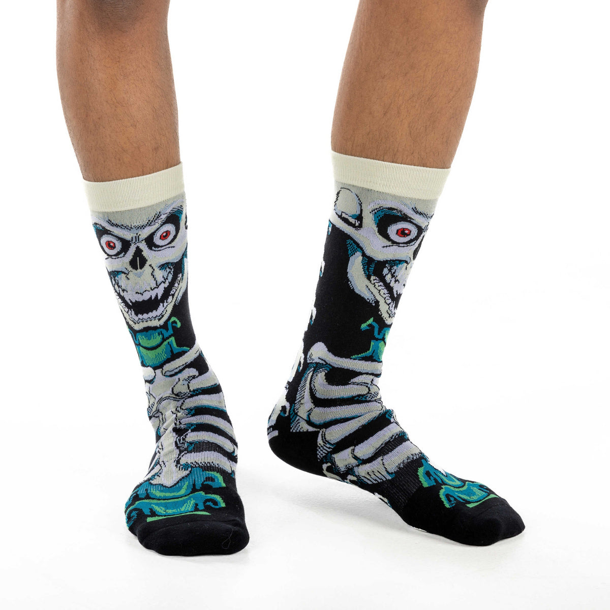 Men's Evil Skeleton Halloween Socks