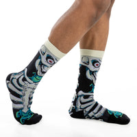 Men's Evil Skeleton Halloween Socks