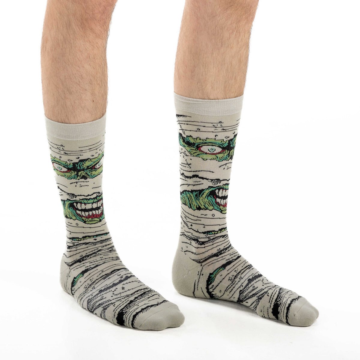 Men's Evil Mummy Halloween Socks