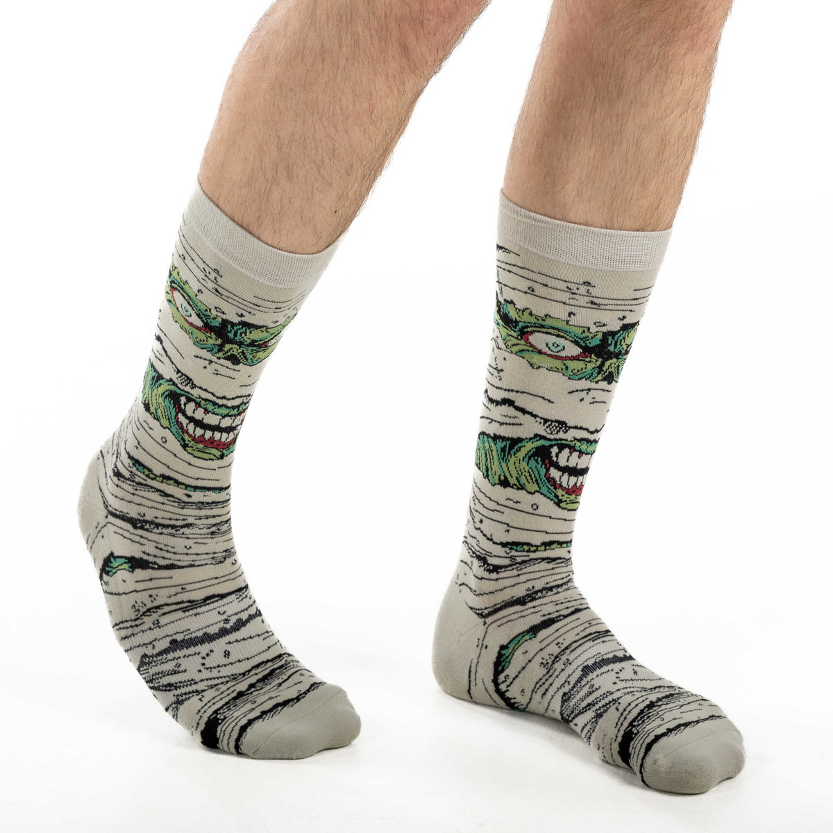 Men's Evil Mummy Halloween Socks