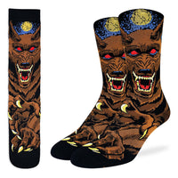 Men's Evil Werewolf Halloween Socks