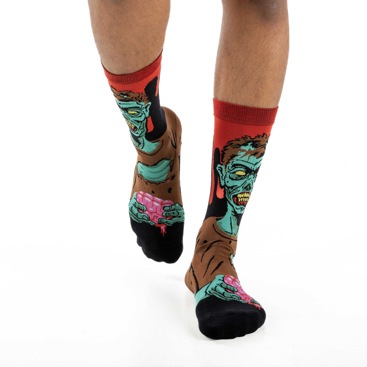 Men's Evil Zombie Halloween Socks