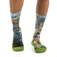 Men's Dogs Smoking Weed Socks