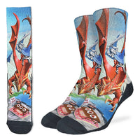 Men's Knight vs. Dragon Socks