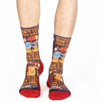 Men's Firefighter, Don't Let Fires Start Socks