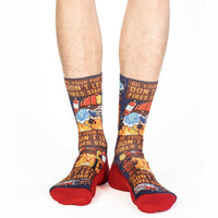 Men's Firefighter, Don't Let Fires Start Socks