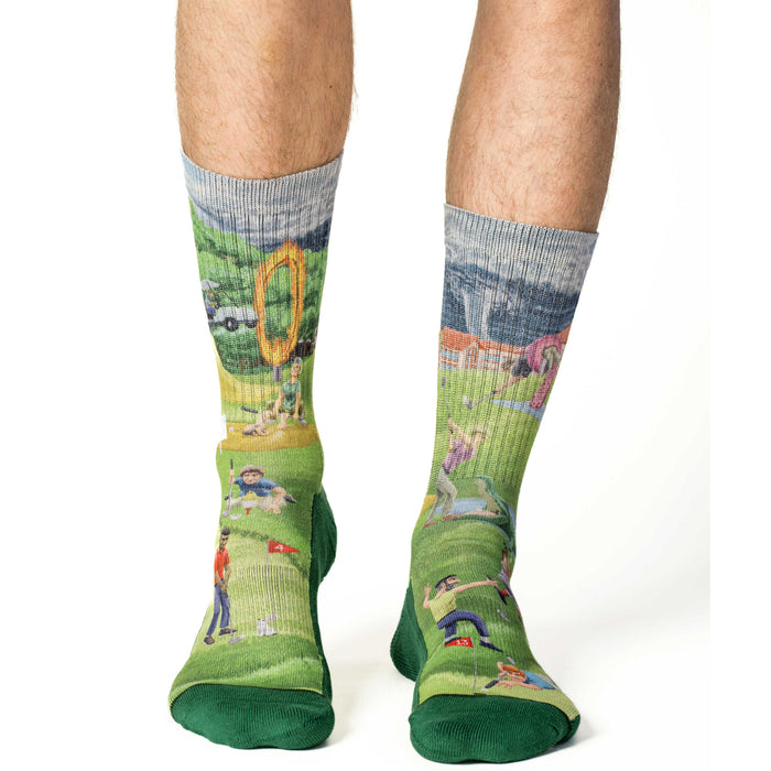 Men's Crazy Golf Socks