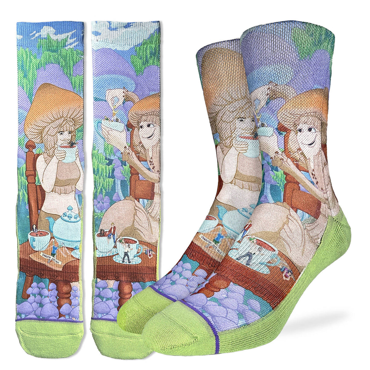 Men's Mushrooms Steeping Humans Socks