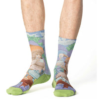 Men's Mushrooms Steeping Humans Socks