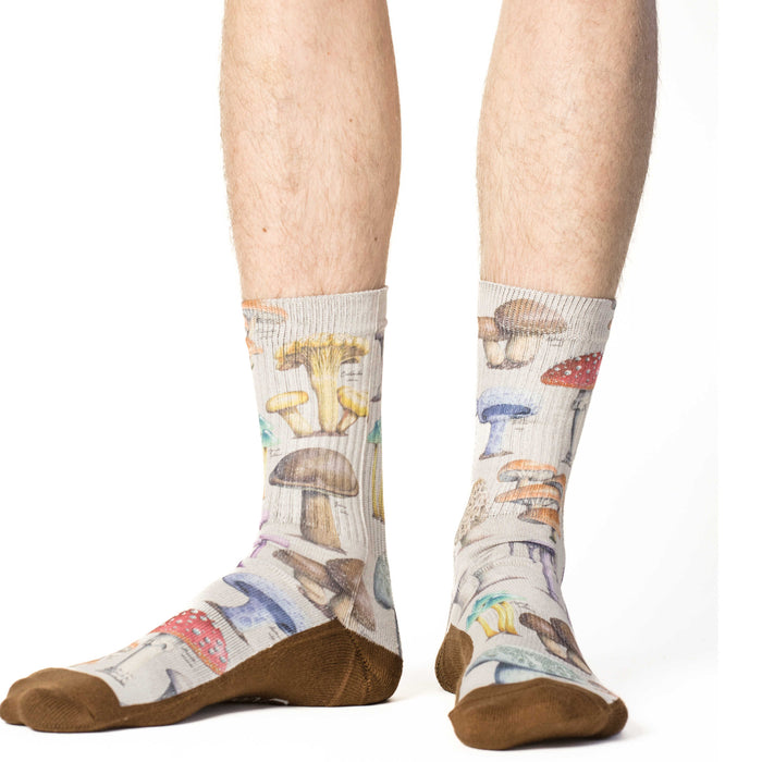 Men's Morphology of Mushrooms Socks