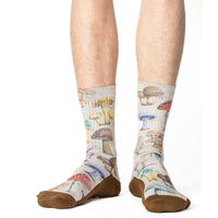 Men's Morphology of Mushrooms Socks