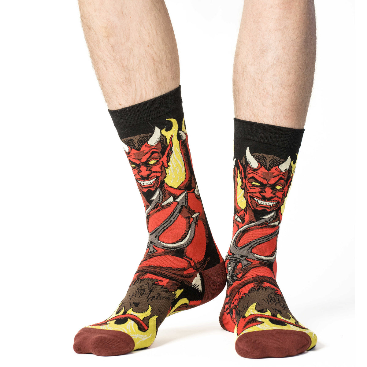 Men's Evil Devil Halloween Socks