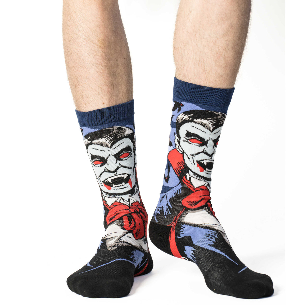 Men's Evil Dracula Halloween Socks