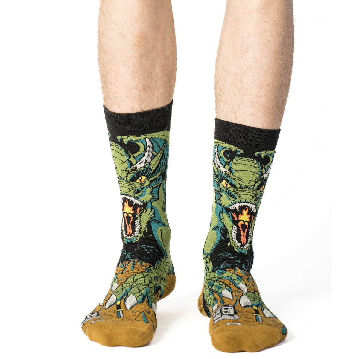 Men's Evil Dragon Halloween Socks