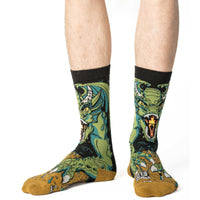 Men's Evil Dragon Halloween Socks