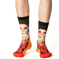 Men's Elton John, Medallion Socks