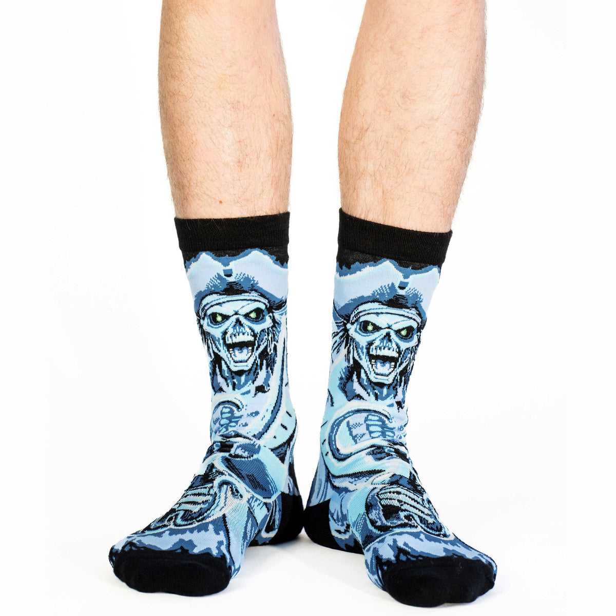 Men's Evil Ghost Pirate Halloween Socks