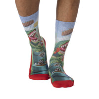 Men's Plants Eating Plumbers Socks