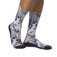 Men's Wine & Cats Socks