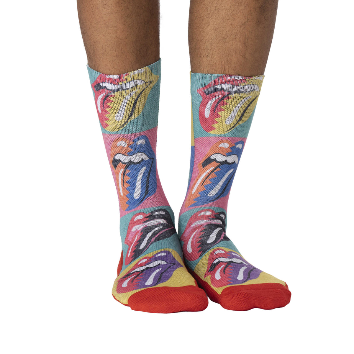 Men's The Rolling Stones, Hot Lips Pop Art Socks