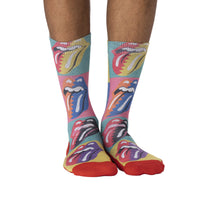Men's The Rolling Stones, Hot Lips Pop Art Socks
