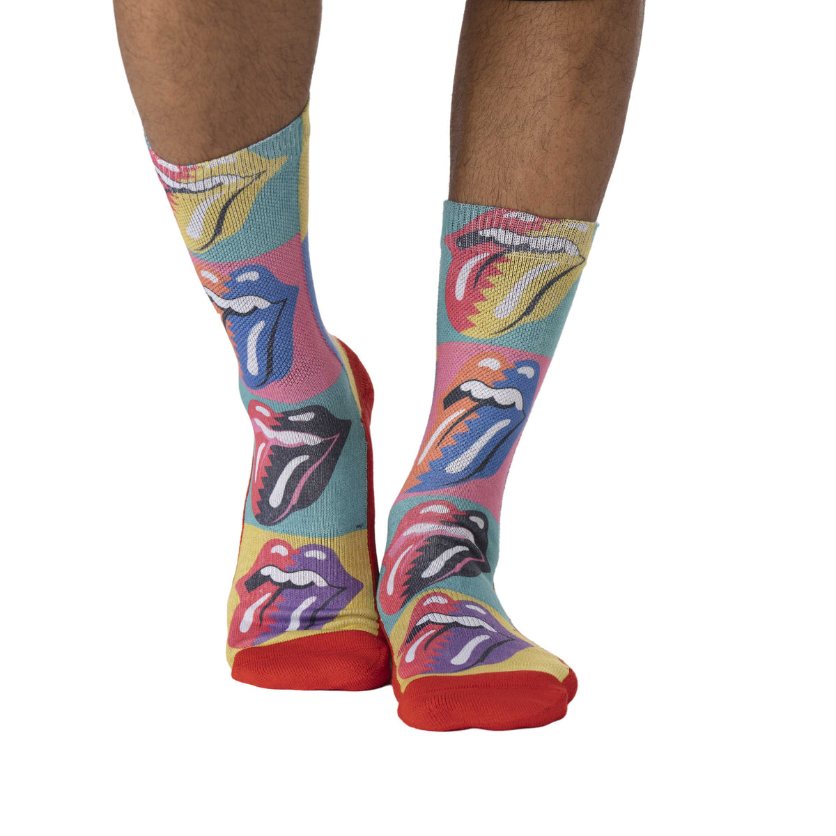 Men's The Rolling Stones, Hot Lips Pop Art Socks