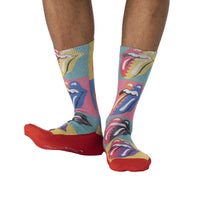 Men's The Rolling Stones, Hot Lips Pop Art Socks