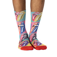 Men's The Rolling Stones, Hot Lips Pop Art Socks