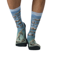 Men's Floating Sea Otters Socks