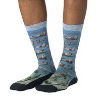 Men's Floating Sea Otters Socks
